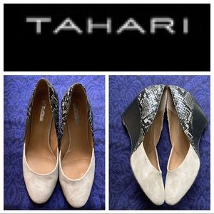 Tahari Palace wedge heel SOLD